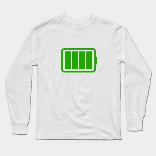 100% battery Long Sleeve T-Shirt